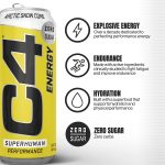 C4 Energy Carbonated Zero Sugar Energy Drink, Pre Workout Drink + Beta Alanine, Orange Slice, 16 Fl Oz (Pack of 12) - Image 2
